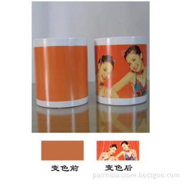 Sublimation Orange Part Color Changing mug